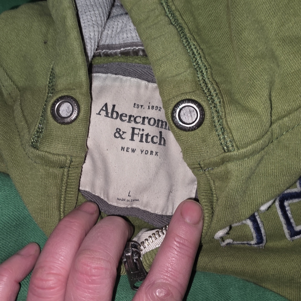 American Eagle Outfitters Vibrant Green Hoodie  & Abercrombie And Fitch... - Picture 8 of 9
